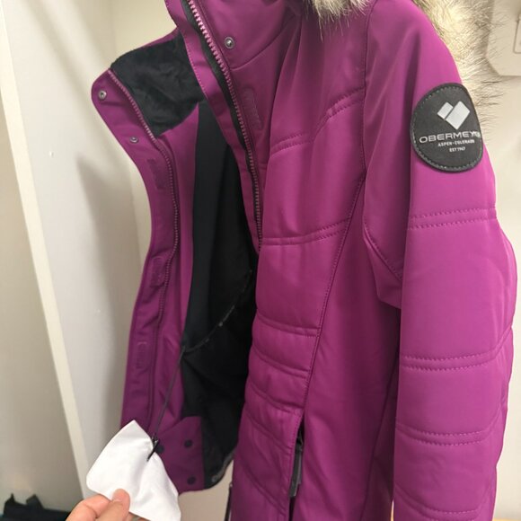 Obermeyer Tuscany Elite Insulated Ski Jacket - Purple. Unworn - Picture 8 of 8